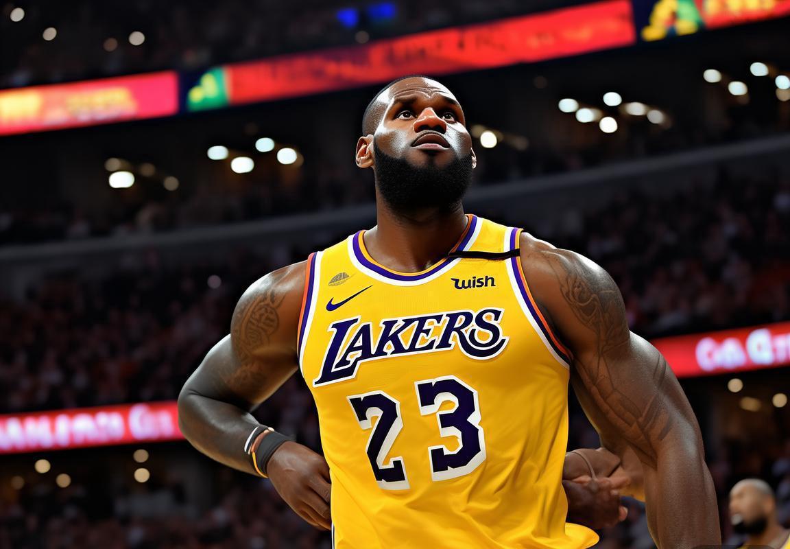 湖人勒布朗·詹姆斯NBA纪录中断：39岁转型下赛季前五场得分领跑时代落幕